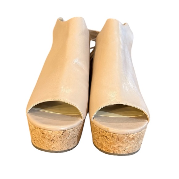 MARC FISHER LTD Sueann Tassel Platform Wedge Sandals Women’s Size 10 - Picture 4 of 9